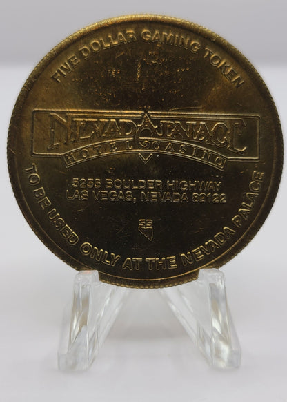 Nevada Palace Las Vegas NV 1988 $5 Gaming Token