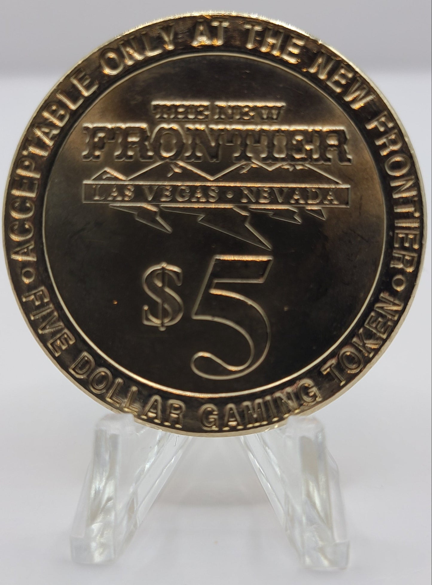 The New Frontier Casino Las Vegas NV 1998 $5 Gaming Token