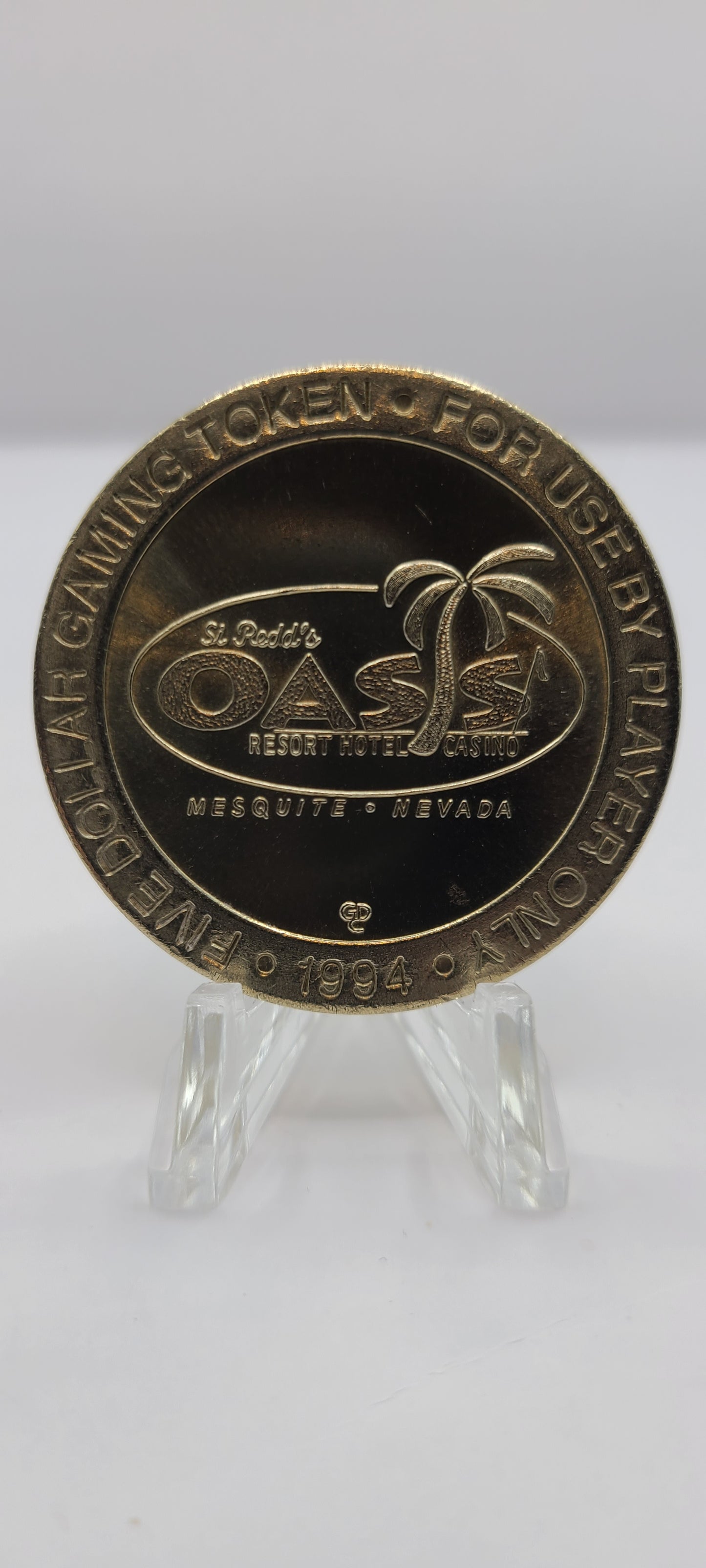 Oasis Hotel Casino Mesquite NV 1994 $5 Gaming Token