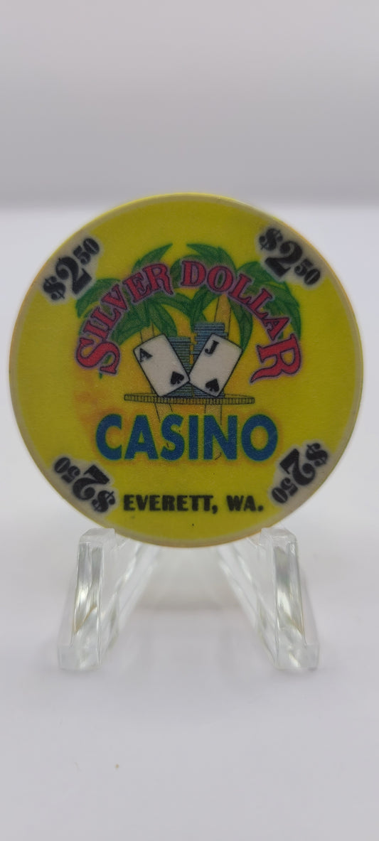 Silver Dollar Casino Everett Washington $2.50 Chip