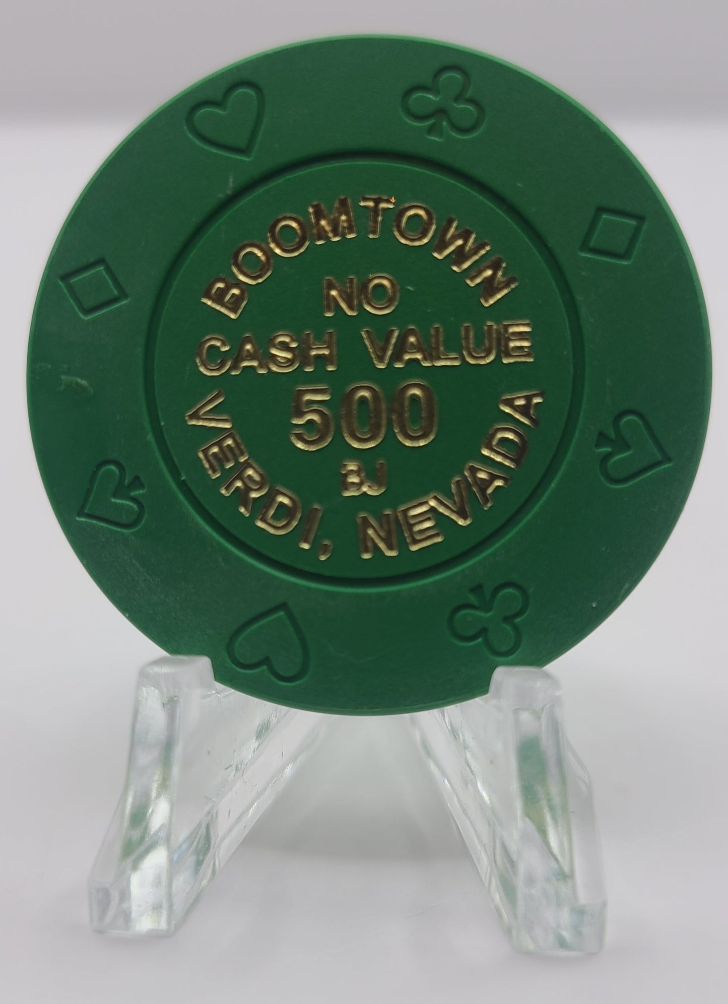 Boomtown Casino Reno/Verdi NV NCV 500 Chip "UNCIRCULATED" V2169