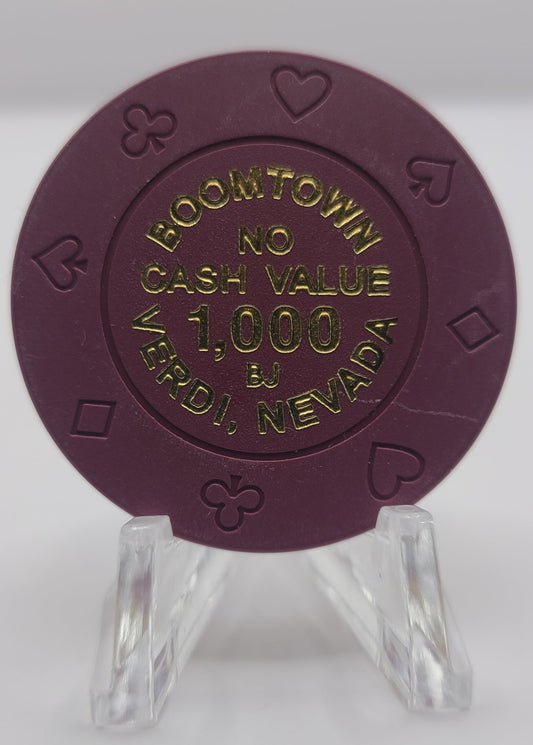 Boomtown Casino Reno/Verdi NV NCV 1000 Chip "UNCIRCULATED" V2170