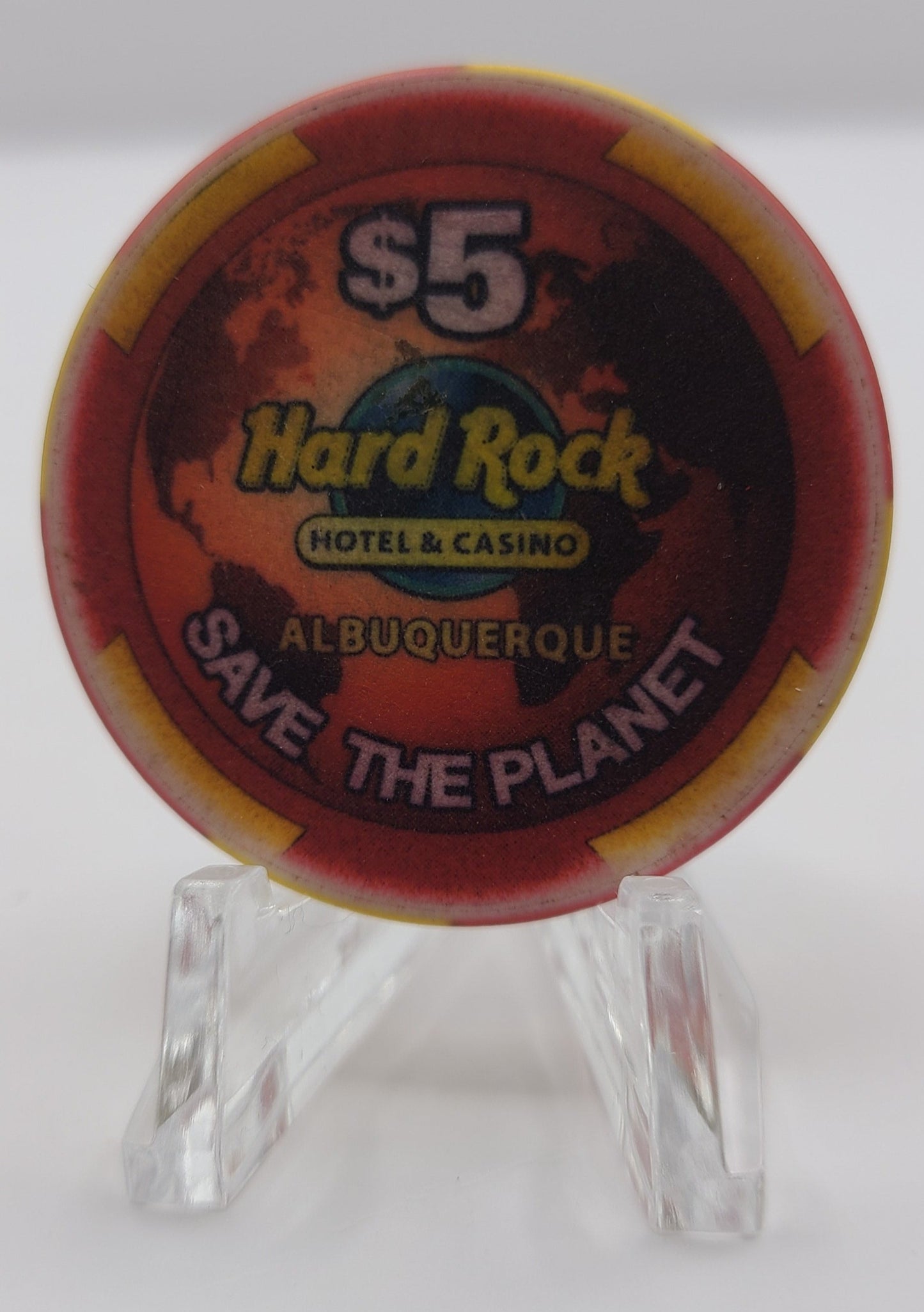 Hard Rock Casino Albuquerque New Mexico $5 Chip