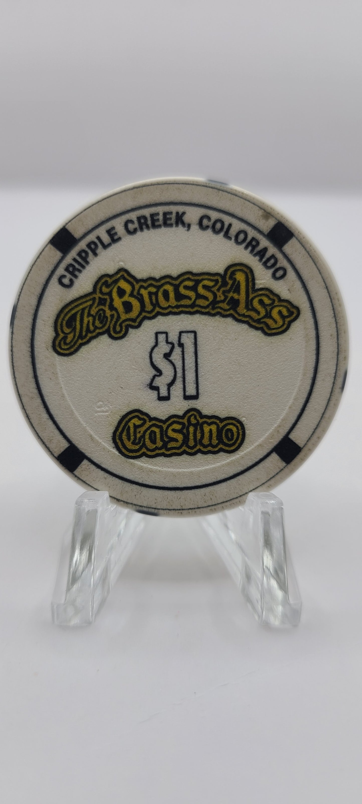 The Brass Ass Casino Cripple Creek CO $1 Chip