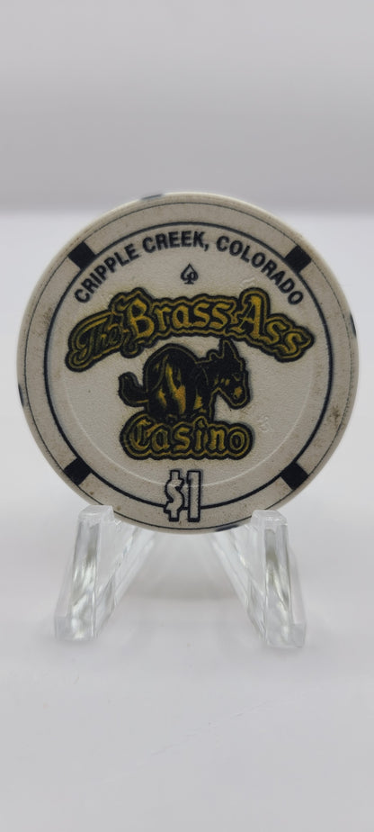 The Brass Ass Casino Cripple Creek CO $1 Chip