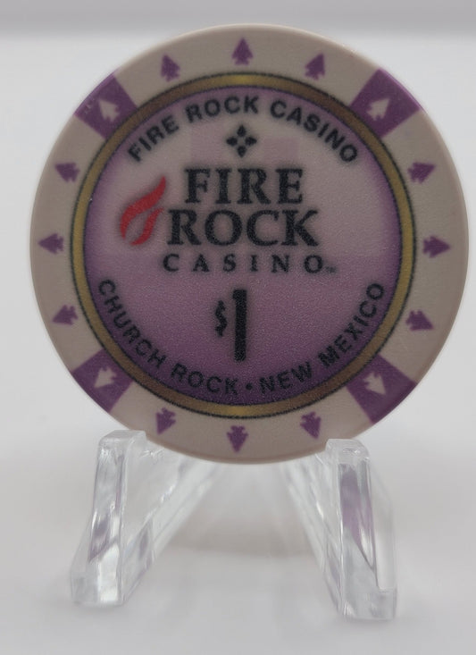 Fire Rock Casino Church Rock New Mexico $1 Chip