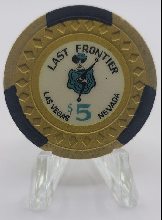 Last Frontier Casino Las Vegas Nevada 1959 $5 Chip N1671