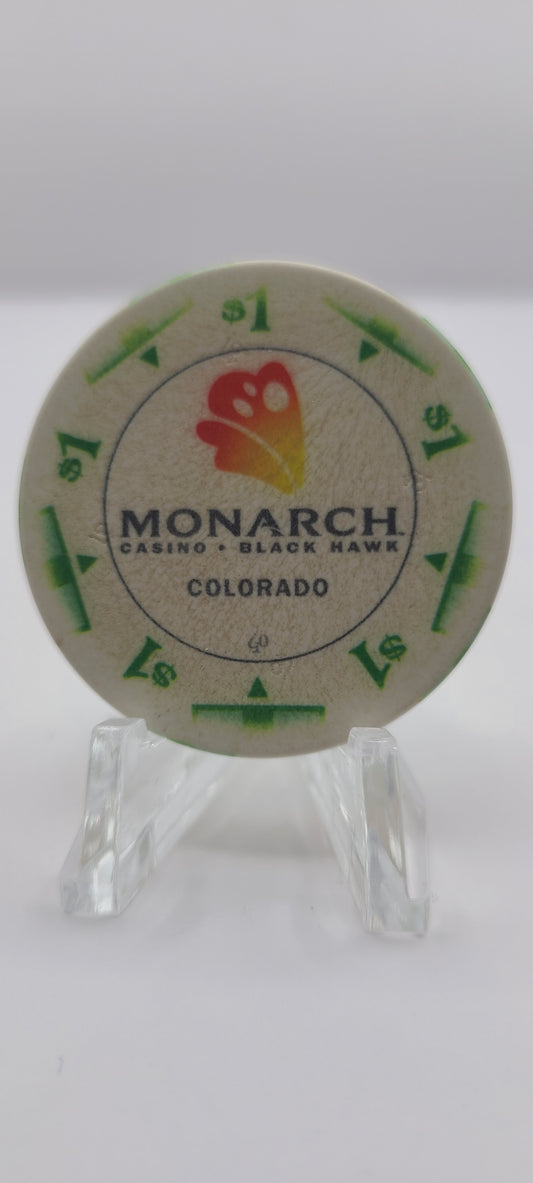 Monarch Casino Black Hawk CO $1 Chip