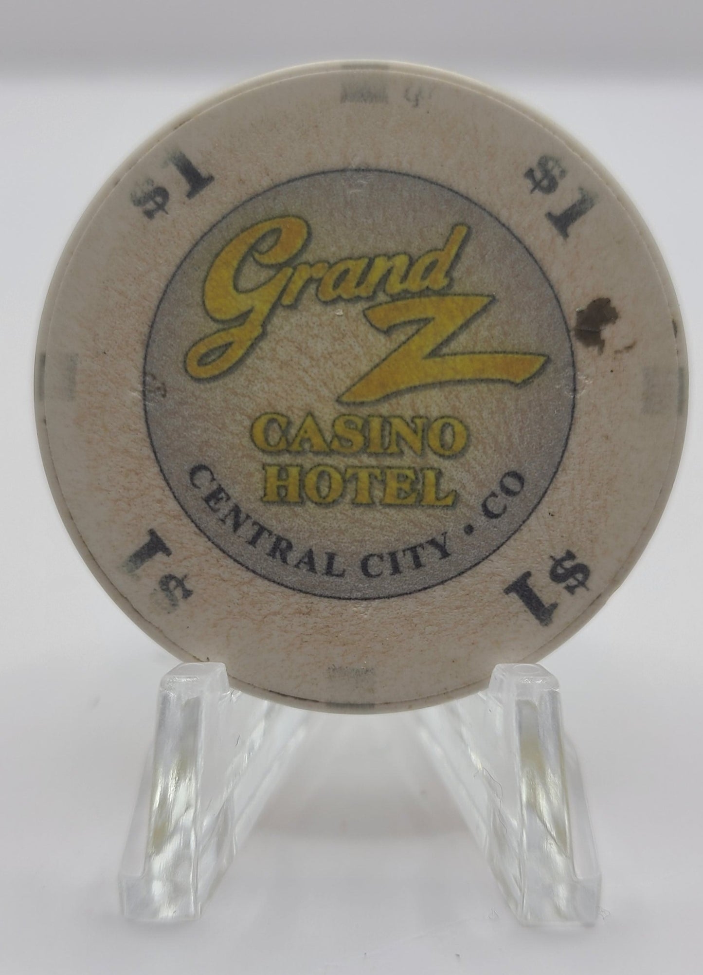 Grand Z Casino Central City CO $1 Chip