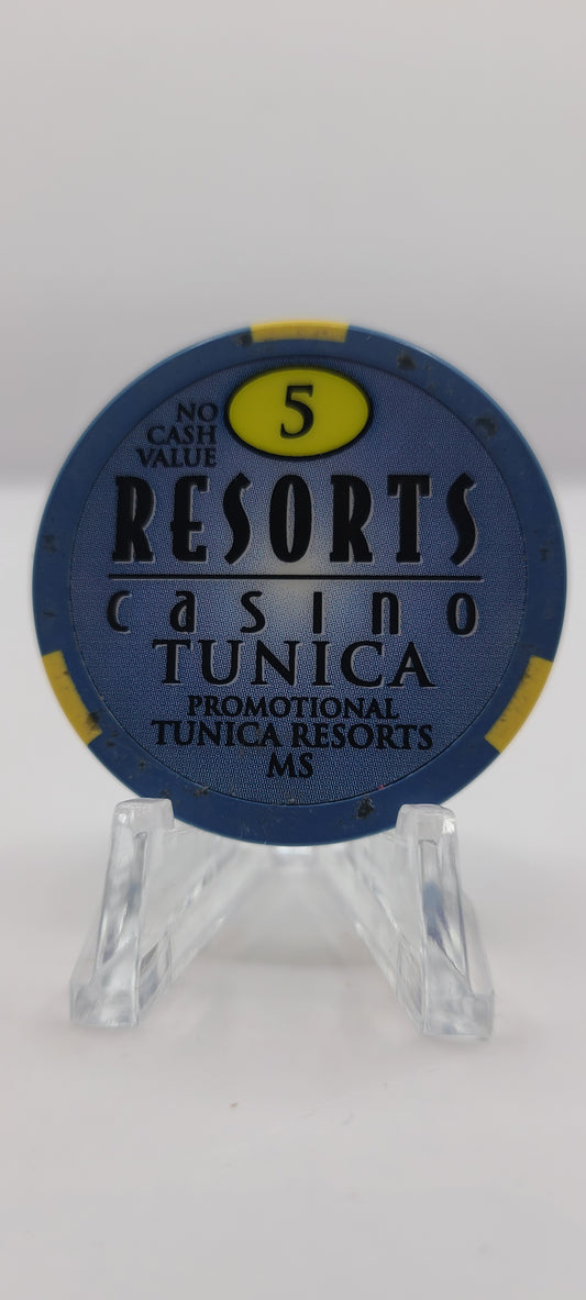 Resorts Tunica Tunica Mississippi NCV Promo 5 Chip CG252165