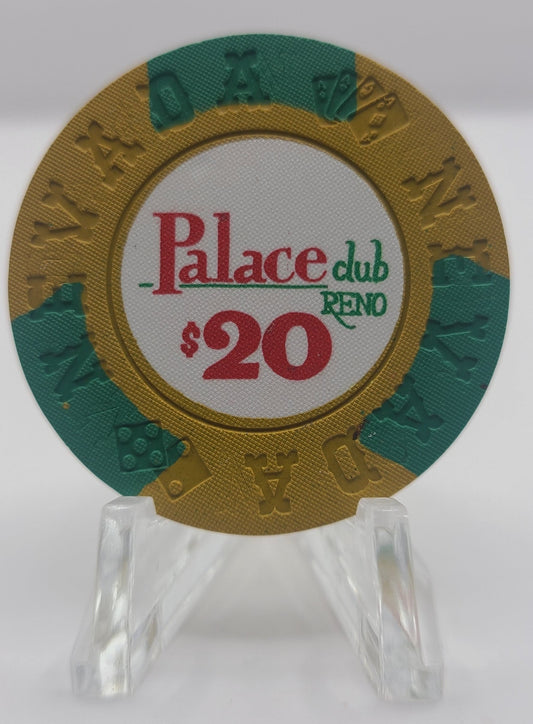 Palace Club Reno NV 1970's $20 Chip N5435