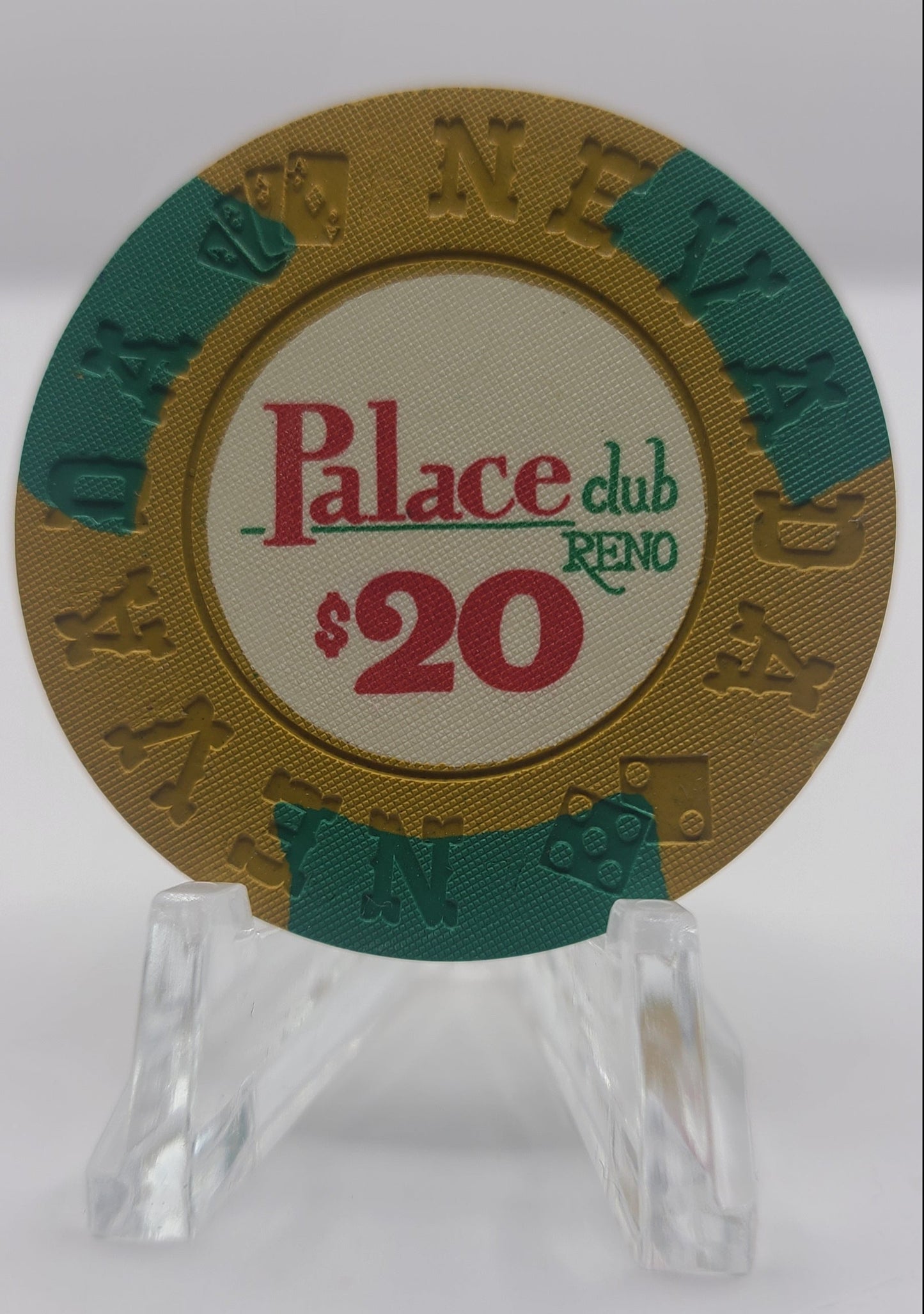 Palace Club Reno NV 1970's $20 Chip N5435