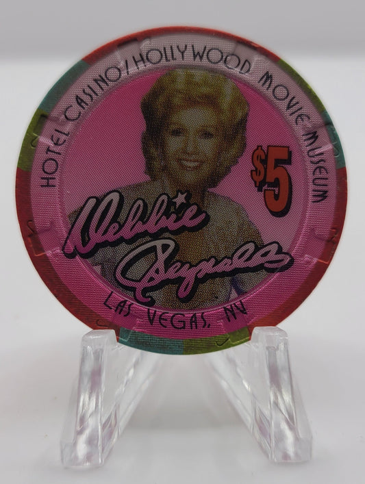 Debbie Reynolds Casino Las Vegas Nevada 1995 $5 Chip E5437