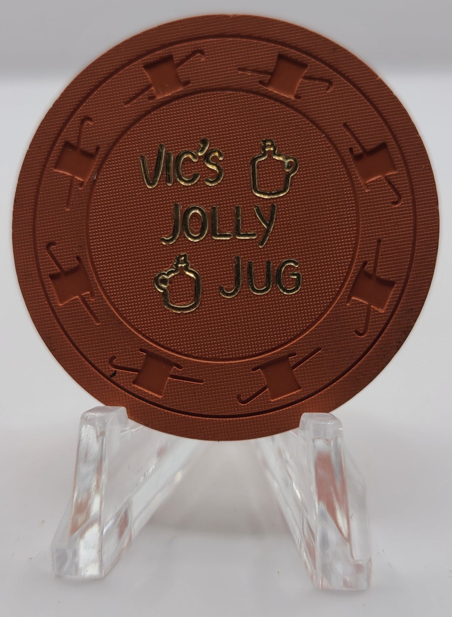 Vic's Jolly Jug Casino Henderson Nevada 1965 $1 Chip N1810