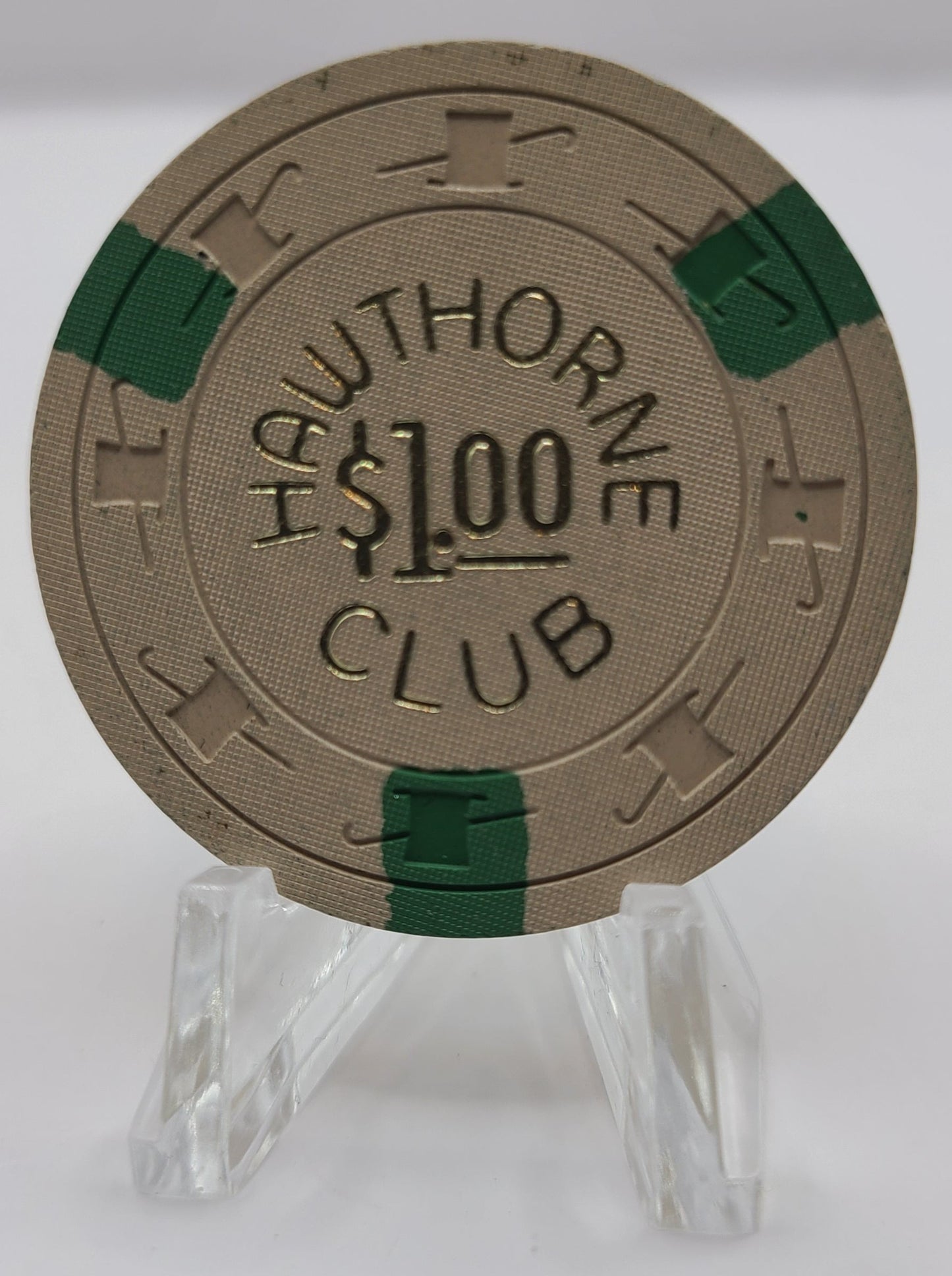 Hawthorne Club Hawthorne Nevada 1960 "UNCIRCULATED" $1 Chip N3225