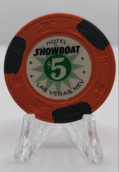 Showboat Casino Las Vegas NV 1980 $5 Chip N2145