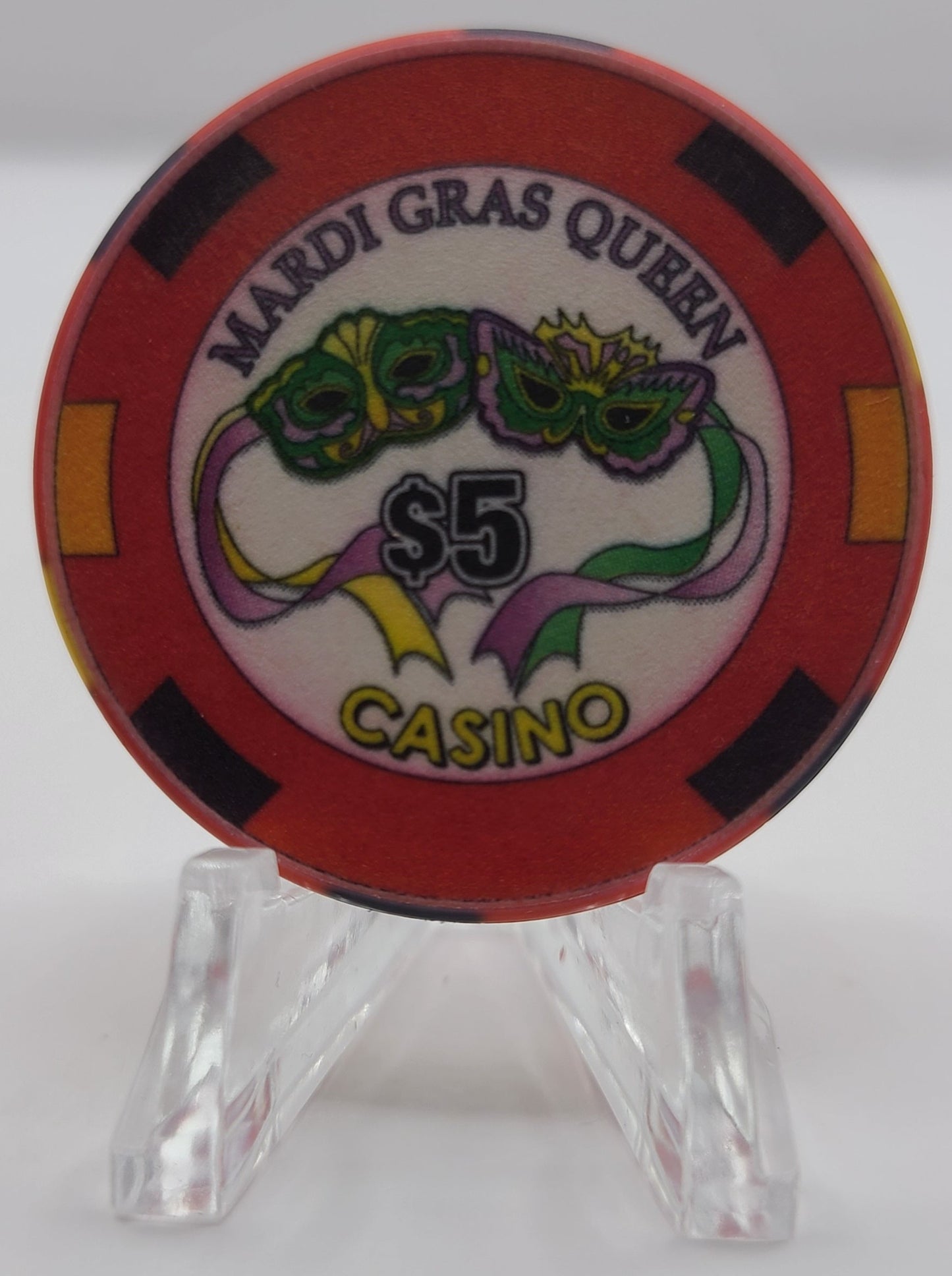 Mardi Gras Queen Casino "Day Cruise" Tarpon Springs Florida $5 Chip