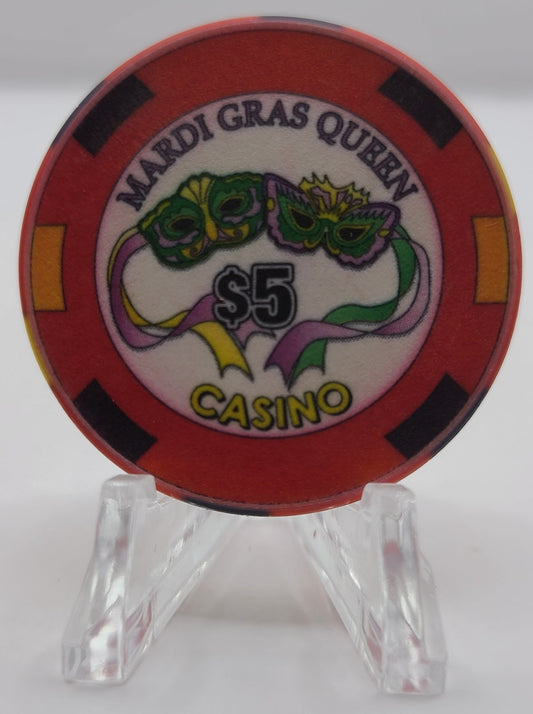 Mardi Gras Queen Casino "Day Cruise" Tarpon Springs Florida $5 Chip