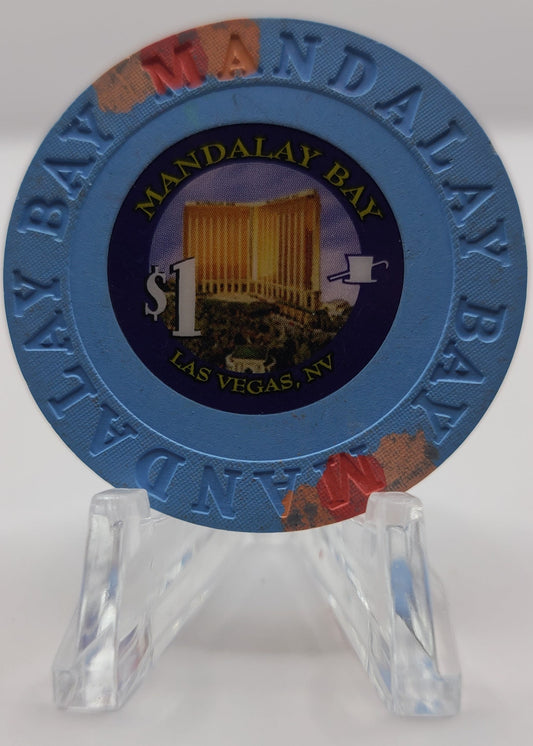 Mandalay Bay Casino Las Vegas Nevada 2010 "Small Inlay" $1 Chip