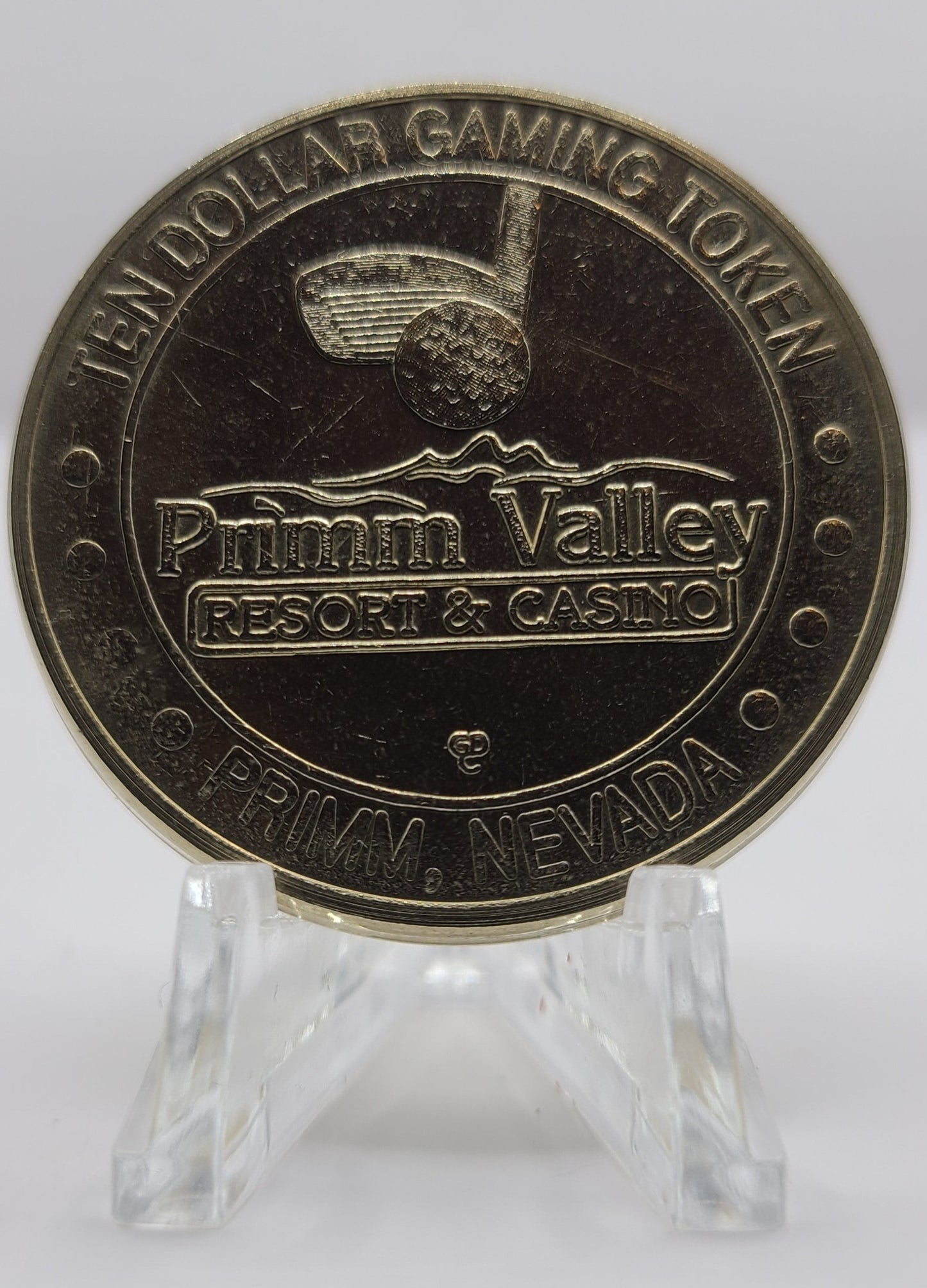 Primm Valley Casino Primm NV 1997 $10 Gaming Token