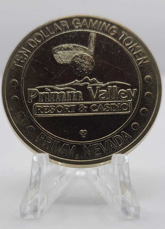 Primm Valley Casino Primm NV 1997 $10 Gaming Token