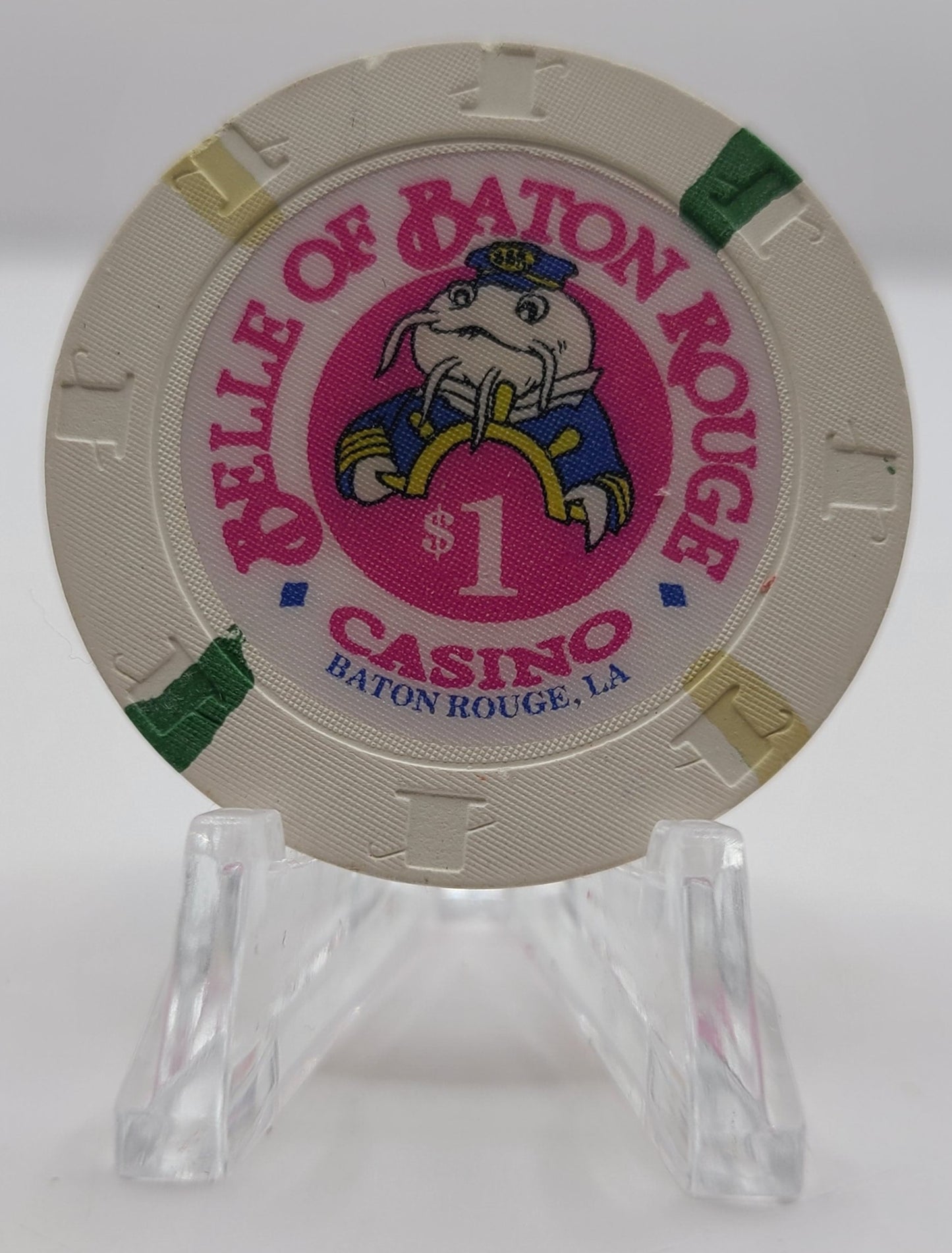 Belle of Baton Rouge "Riverboat" Casino Baton Rouge Louisiana $1 Chip