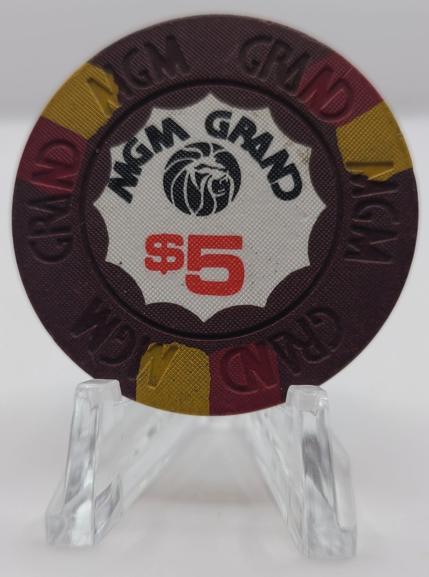 MGM Grand Hotel Casino Las Vegas NV 1978 $5 Chip N4600