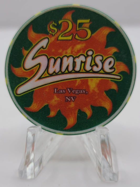 The Sunrise Casino "NEVER OPENED" Las Vegas NV $25 Chip V3472