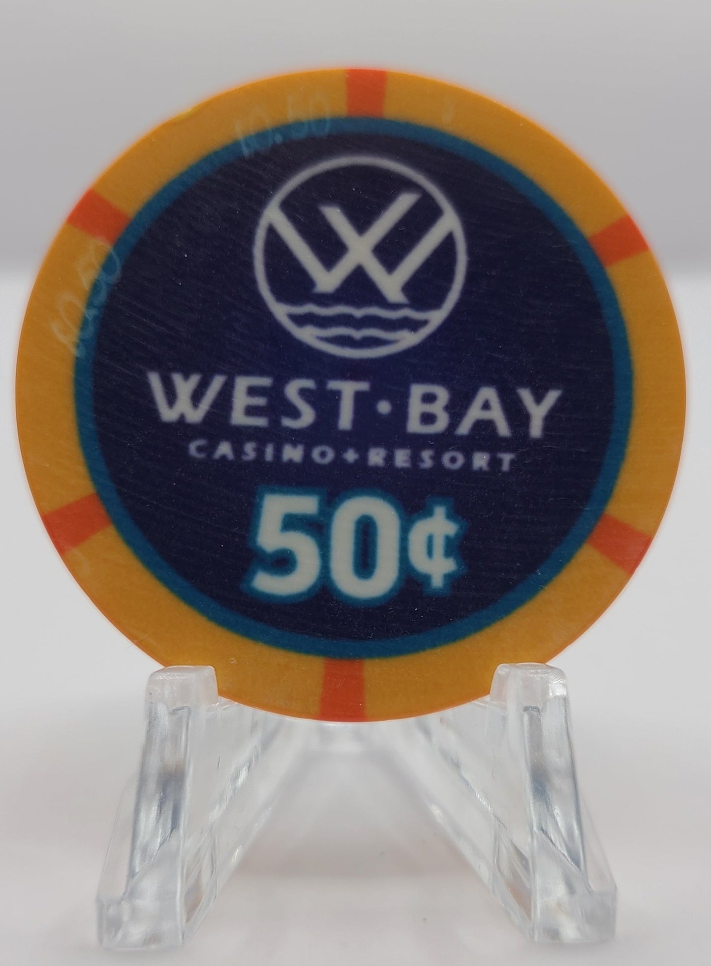 West Bay Casino Kingston Oklahoma $.50 Chip