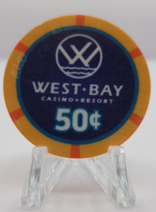 West Bay Casino Kingston Oklahoma $.50 Chip