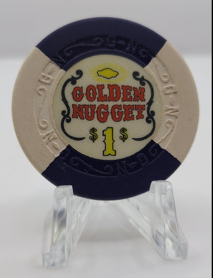 Golden Nugget Casino Las Vegas NV 1975 $1 Chip N1723