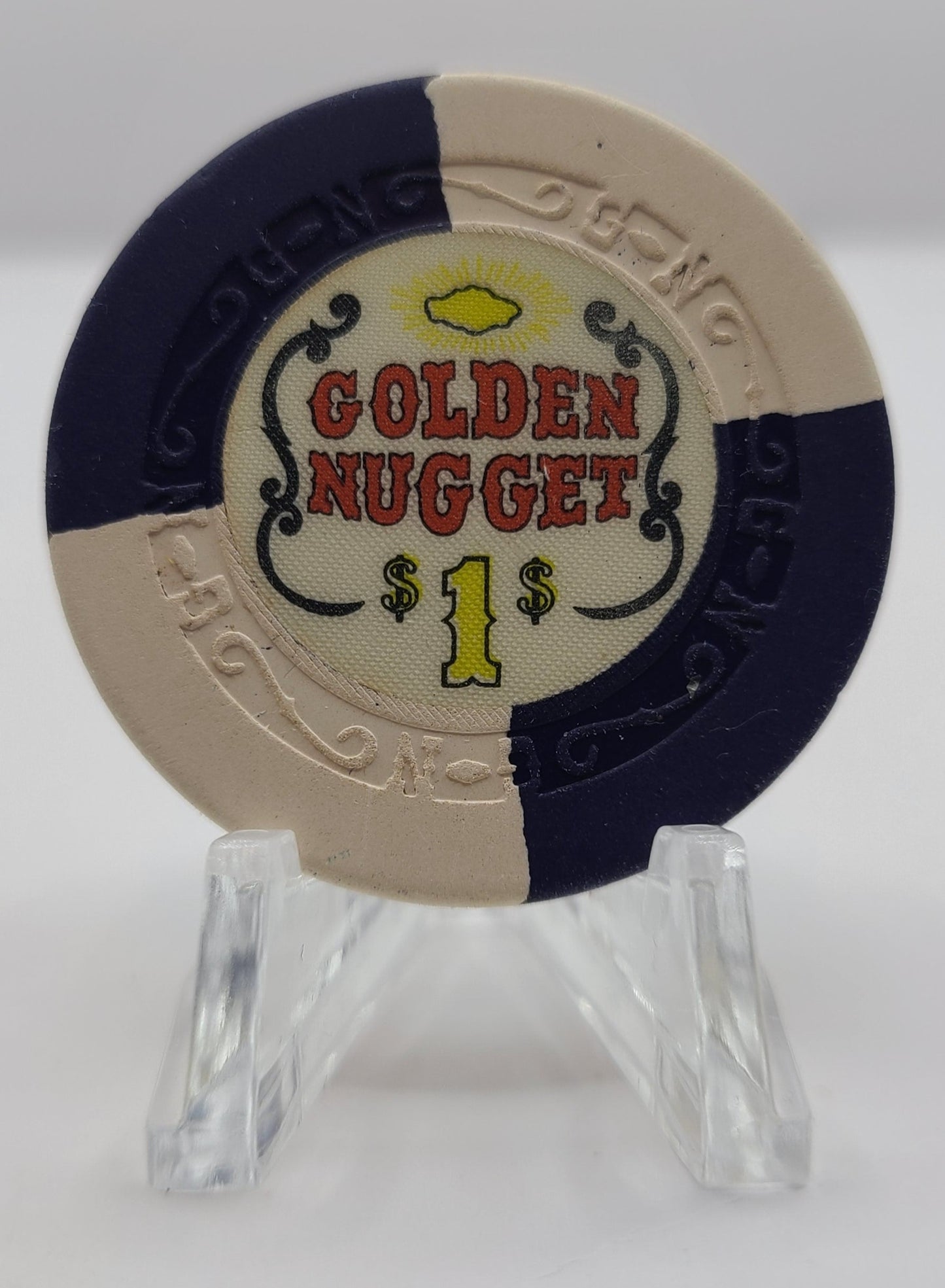 Golden Nugget Casino Las Vegas NV 1975 $1 Chip N1723