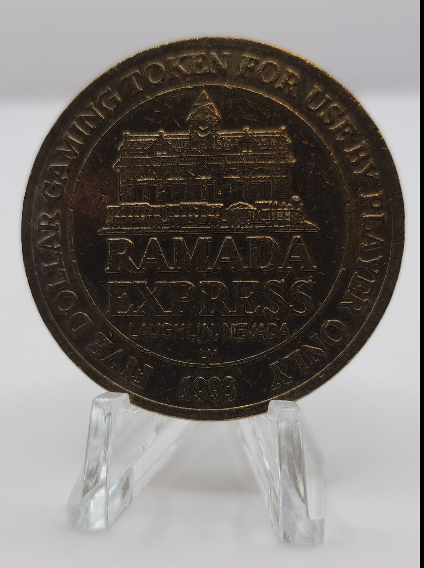 Ramada Express Hotel Casino Laughlin NV 1993 $5 Gaming Token