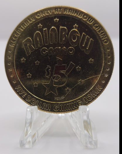 Rainbow Casino Wendover NV $5 Gaming Token