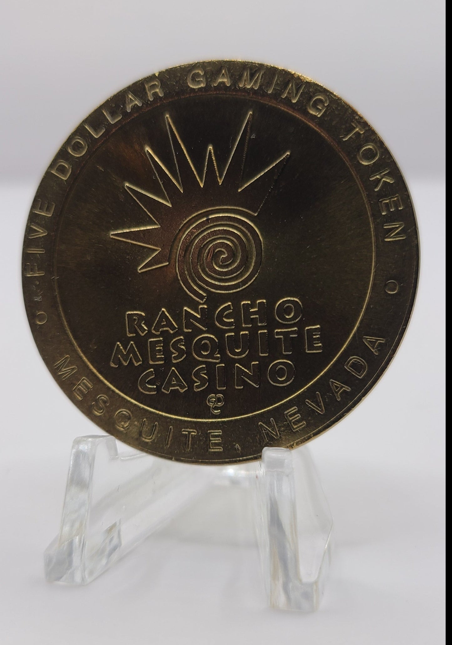 Rancho Mesquite Casino Mesquite NV $5 Gaming Token