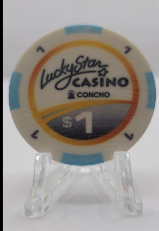 Lucky Star Casino Concho Oklahoma $1 Chip