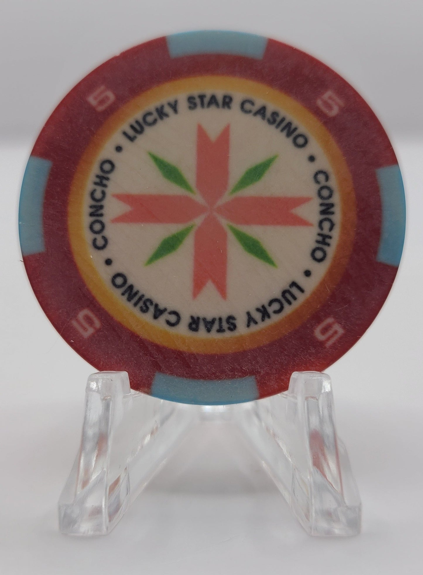 Lucky Star Casino Concho Oklahoma $5 Chip