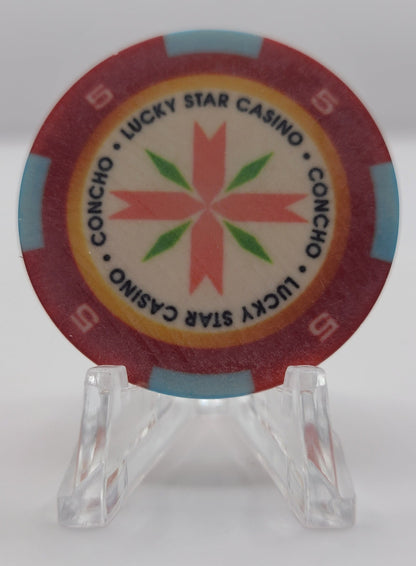 Lucky Star Casino Concho Oklahoma $5 Chip