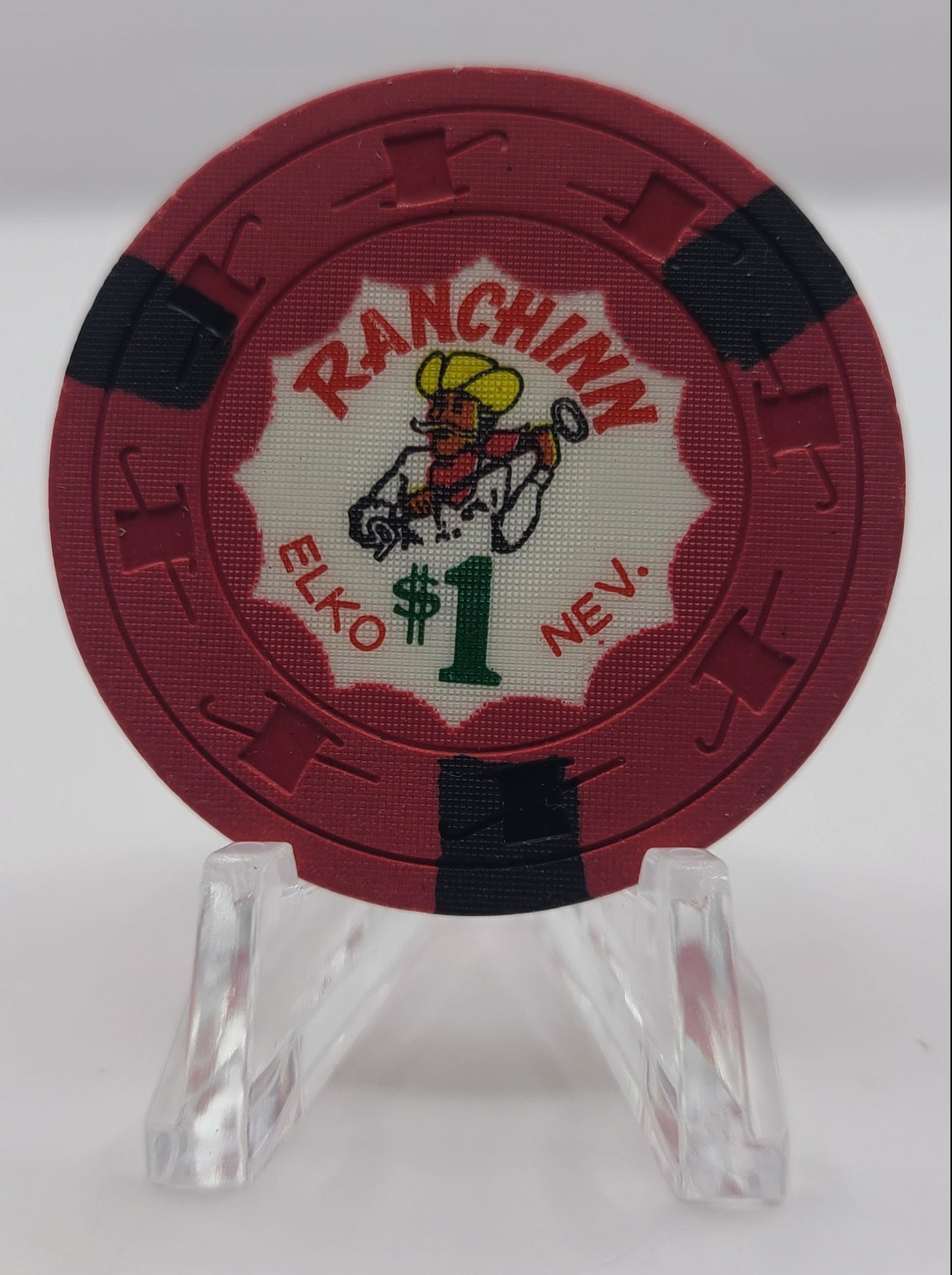 Ranchinn Casino Elko Nevada 1964 $1 Chip N3308