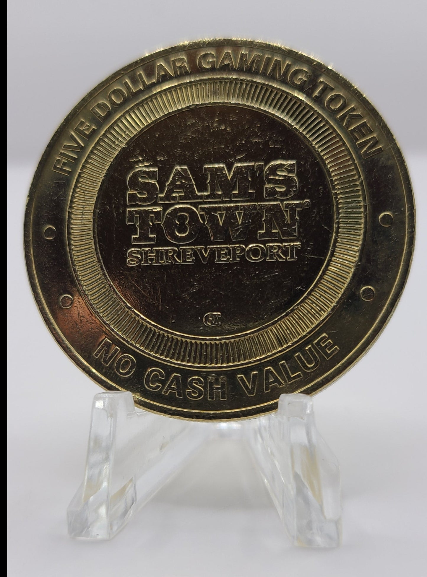 Sams Town Casino Shreveport LA $5 Gaming Token