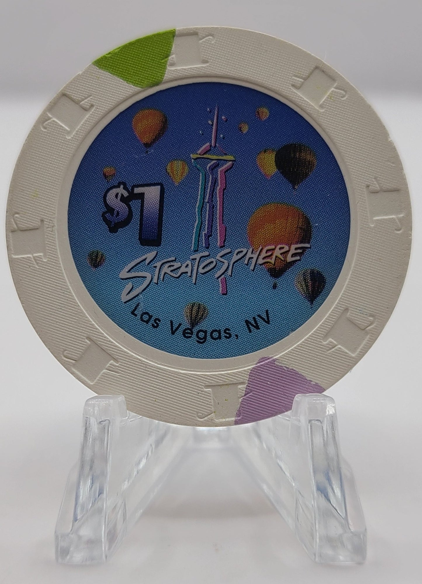 Stratosphere Hotel Casino Las Vegas Nevada 1996 $1 Chip N9190