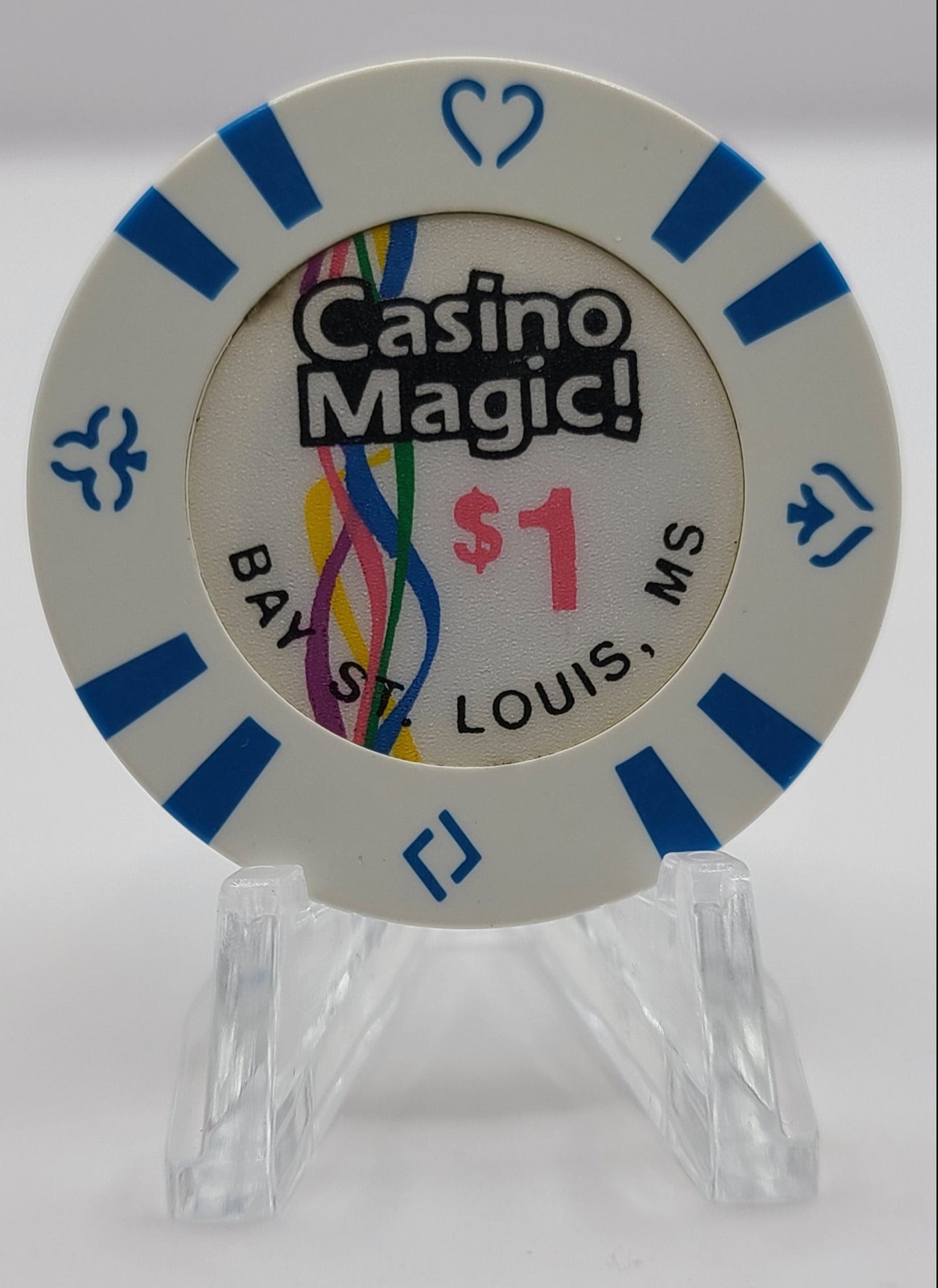 Casino Magic Riverboat  Casino Bay St Louis Mississippi $1 Chip