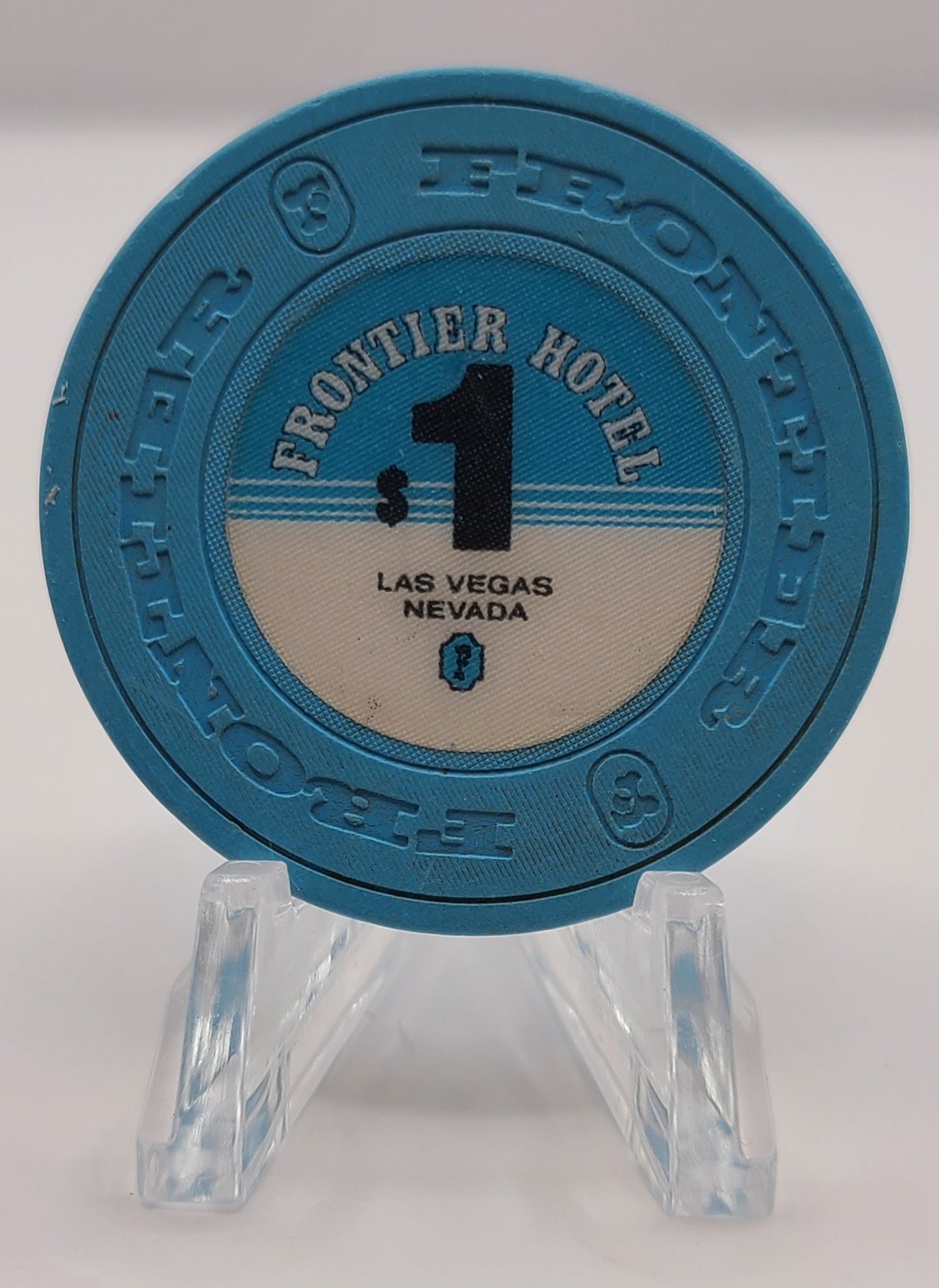 Frontier Hotel Casino Las Vegas Nevada 1980 $1 Chip N1682