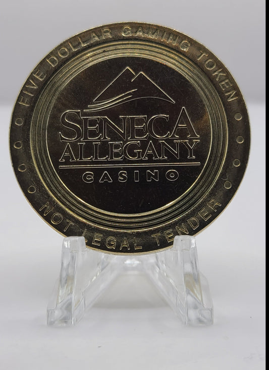 Seneca Allegany Casino Salamanca NY $5 Gaming Token