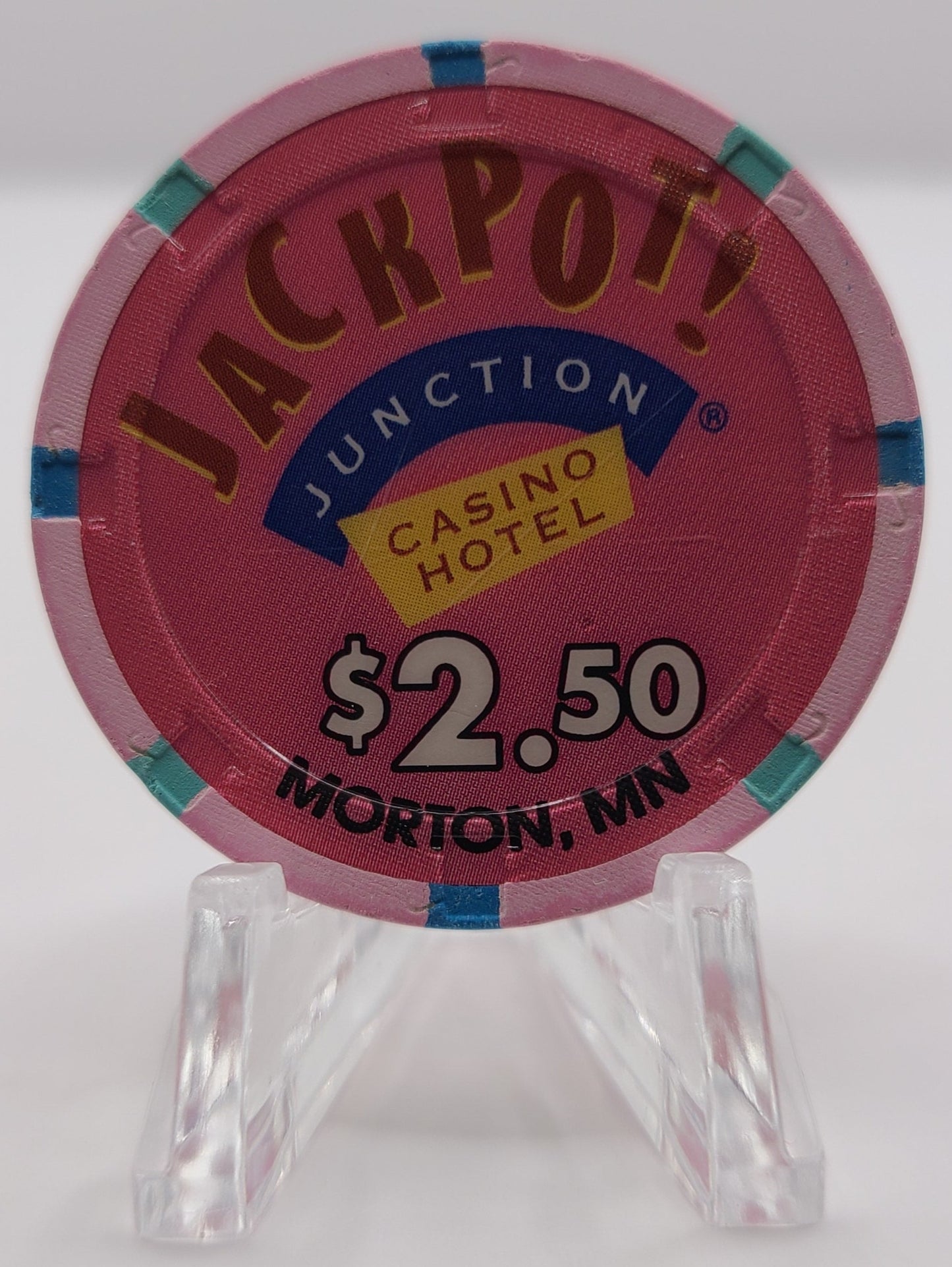 Jackpot Junction Casino Morton Minnesota $2.50 Chip