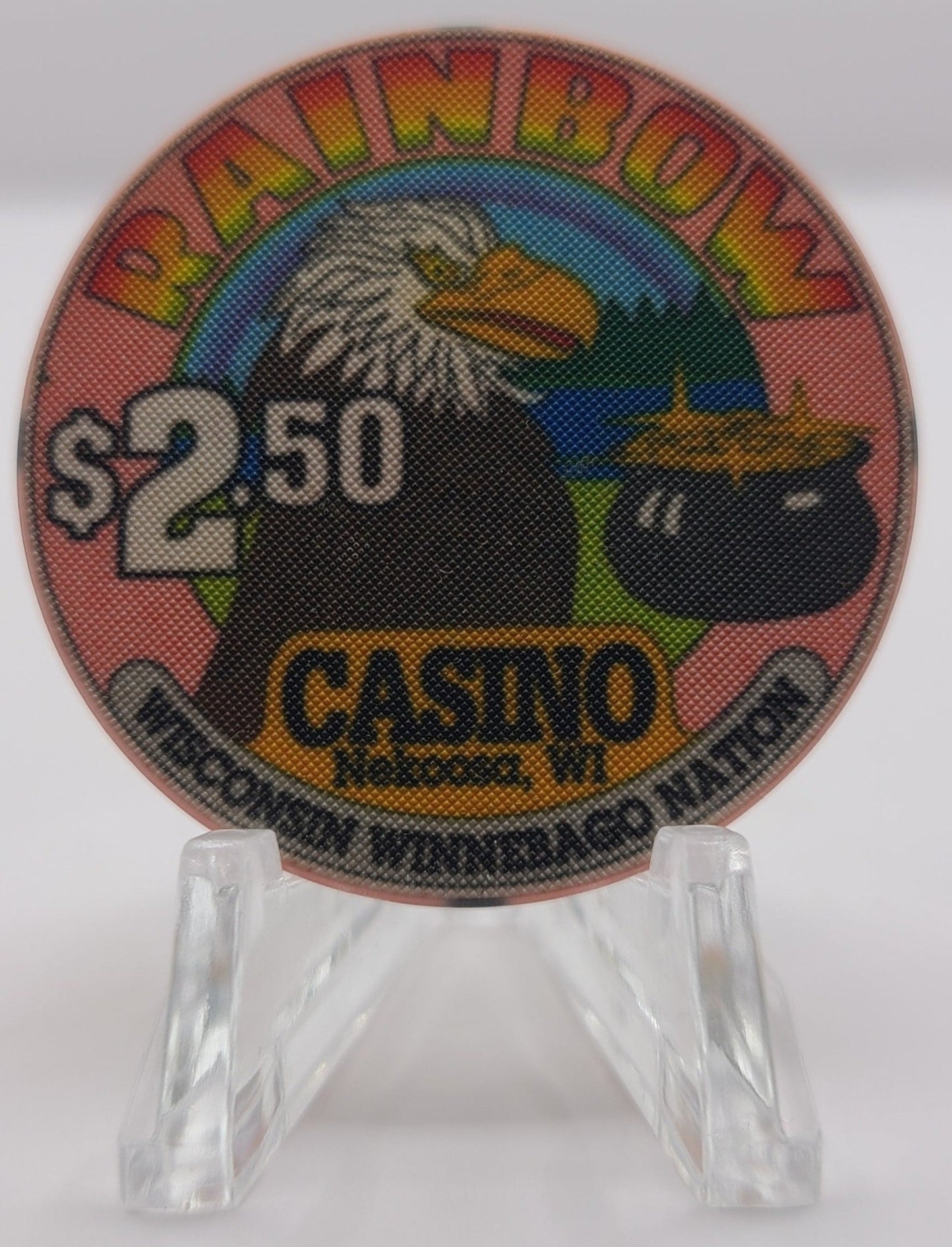 Rainbow Casino Nekoosa Wisconsin $2.50 Chip