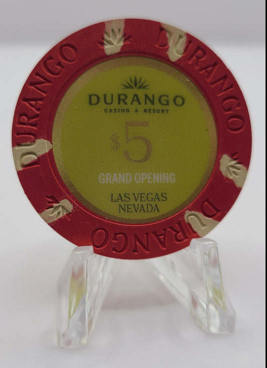 Durango Casino Las Vegas NV 2023 "Grand Opening" $5 Chip