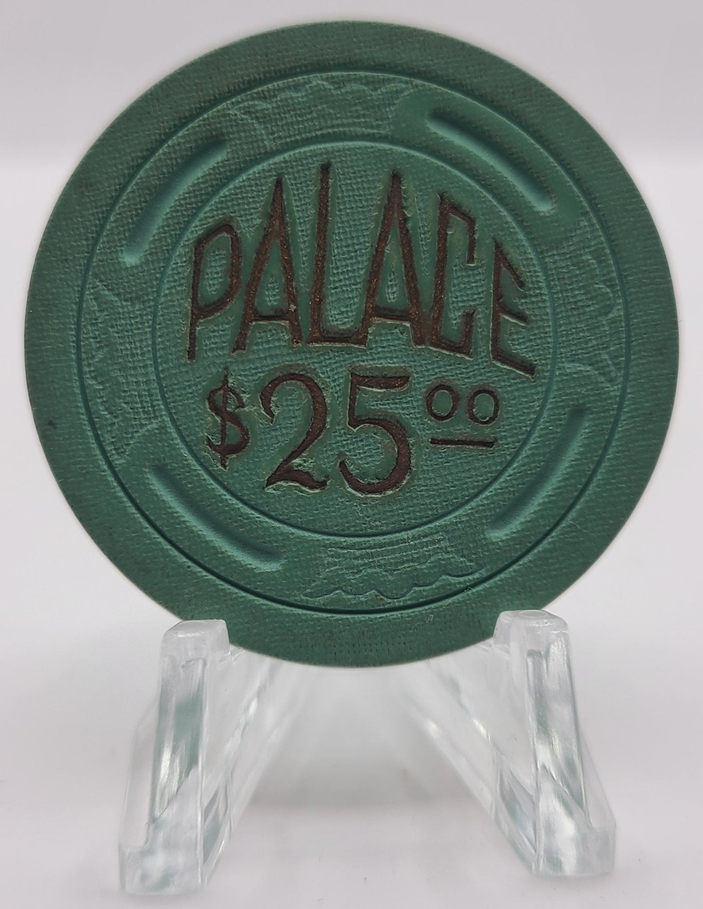 Palace Club Casino Reno Nevada 1940's $25 Chip E1787