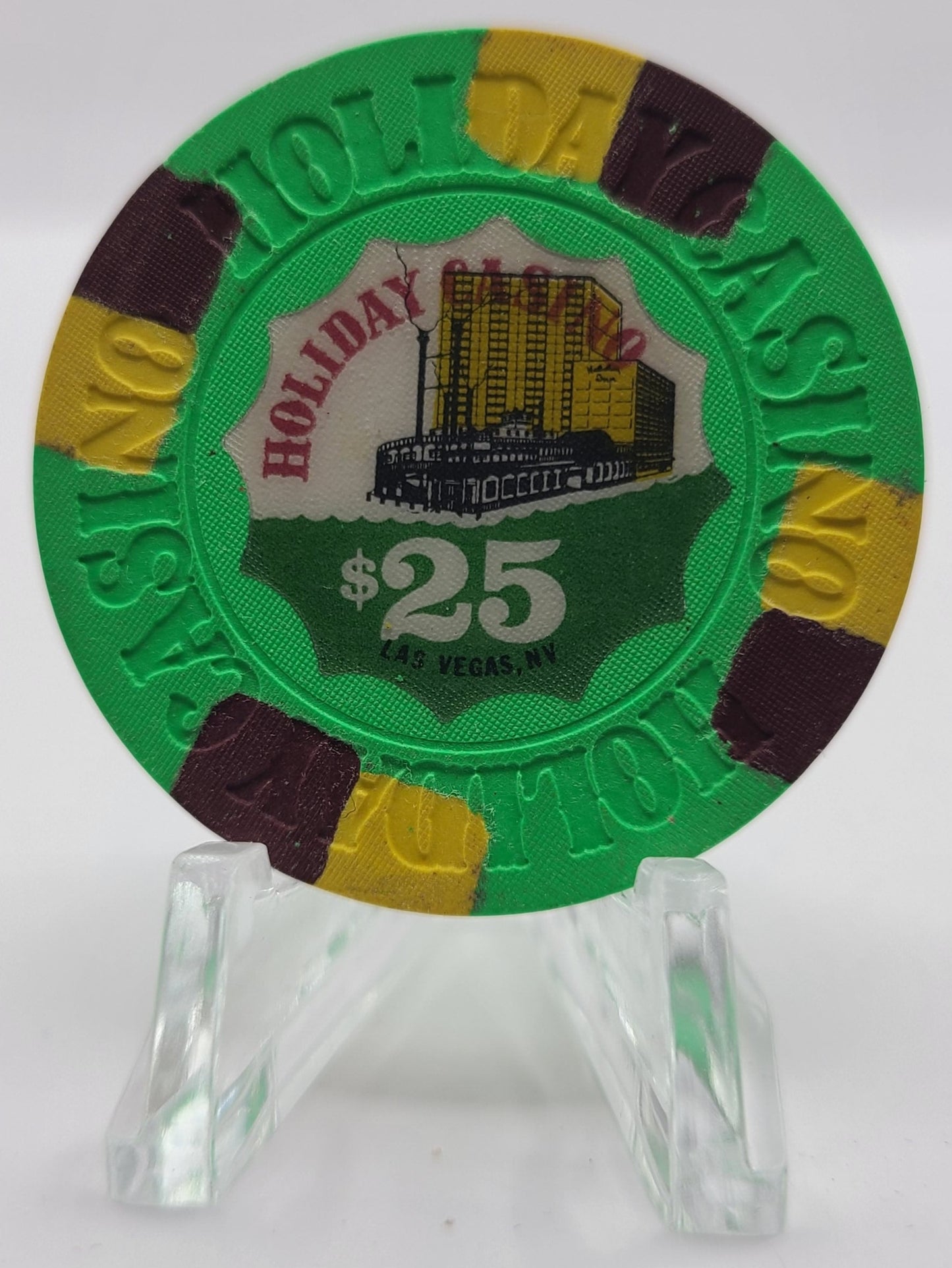 Holiday Casino Las Vegas NV 1980's $25 Chip N4660