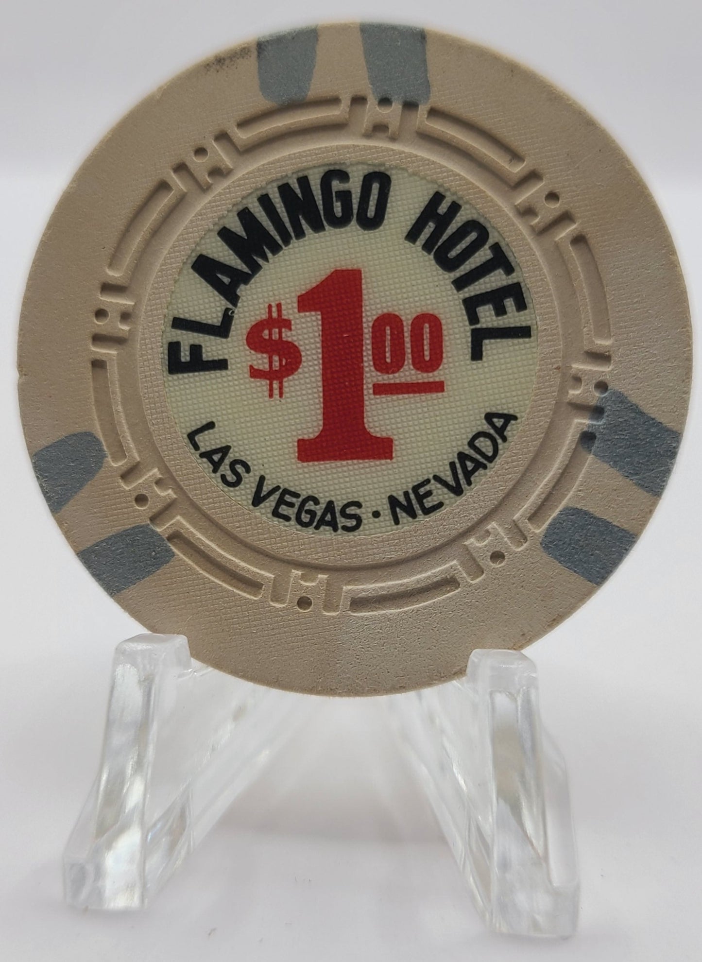 Flamingo Hotel Casino Las Vegas NV 1949 $1 Chip N1609